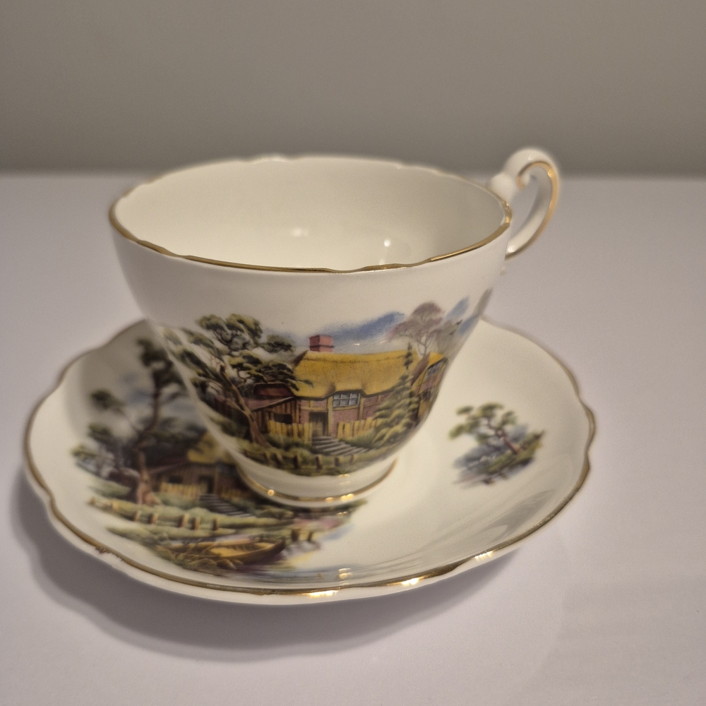 Elegant Regency Bone Chine.  Tea Cup and Saucer Set